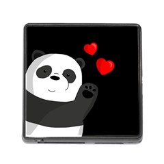 Cute Panda Memory Card Reader (square) by Valentinaart