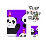Cute pandas Playing Cards 54 (Mini)  Front - HeartQ