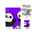 Cute pandas Playing Cards 54 (Mini)  Front - Spade10