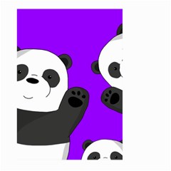 Cute Pandas Large Garden Flag (two Sides) by Valentinaart