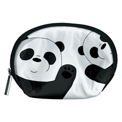 Cute Pandas Accessory Pouches (medium)  by Valentinaart