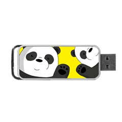 Cute Pandas Portable Usb Flash (two Sides) by Valentinaart