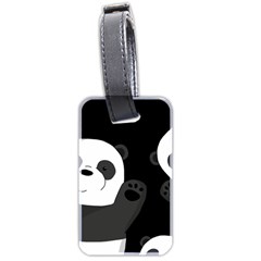 Cute Pandas Luggage Tags (two Sides) by Valentinaart