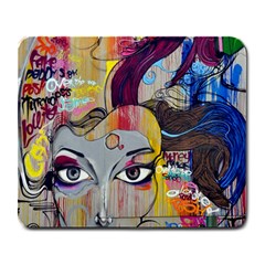 Graffiti Mural Street Art Painting Large Mousepads by BangZart