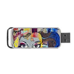 Graffiti Mural Street Art Painting Portable Usb Flash (two Sides) by BangZart