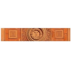 Symbolism Paneling Oriental Ornament Pattern Flano Scarf (large)