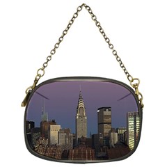 Skyline City Manhattan New York Chain Purses (one Side)  by BangZart