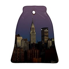 Skyline City Manhattan New York Ornament (bell)