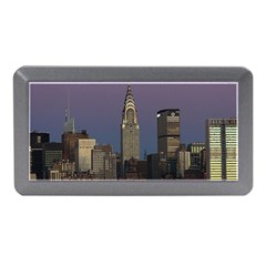 Skyline City Manhattan New York Memory Card Reader (mini) by BangZart