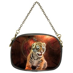 Cute Little Tiger Baby Chain Purses (one Side)  by FantasyWorld7