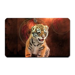 Cute Little Tiger Baby Magnet (rectangular) by FantasyWorld7