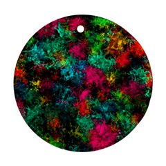 Squiggly Abstract B Ornament (Round)