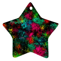 Squiggly Abstract B Ornament (Star)