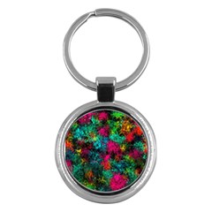 Squiggly Abstract B Key Chains (Round) 