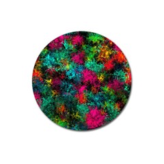 Squiggly Abstract B Magnet 3  (Round)