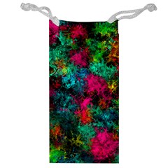 Squiggly Abstract B Jewelry Bag