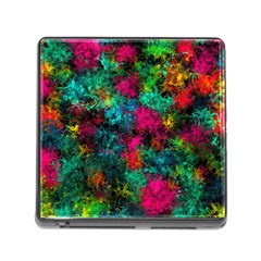 Squiggly Abstract B Memory Card Reader (Square)