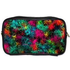 Squiggly Abstract B Toiletries Bags 2-Side