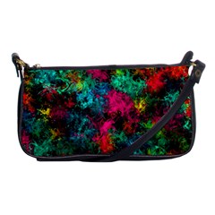 Squiggly Abstract B Shoulder Clutch Bags
