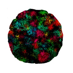 Squiggly Abstract B Standard 15  Premium Flano Round Cushions