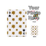 Graphic Nature Motif Pattern Playing Cards 54 (Mini)  Front - Club9