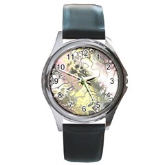 Awesome Fractal 35h Round Metal Watch