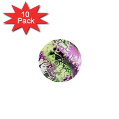 Awesome Fractal 35d 1  Mini Buttons (10 pack) 