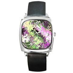 Awesome Fractal 35d Square Metal Watch