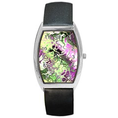 Awesome Fractal 35d Barrel Style Metal Watch