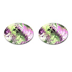 Awesome Fractal 35d Cufflinks (Oval)