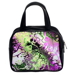 Awesome Fractal 35d Classic Handbags (2 Sides)
