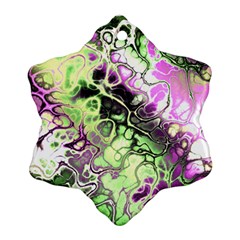 Awesome Fractal 35d Snowflake Ornament (Two Sides)