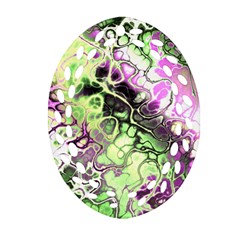 Awesome Fractal 35d Ornament (Oval Filigree)