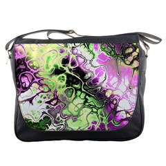 Awesome Fractal 35d Messenger Bags