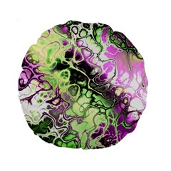 Awesome Fractal 35d Standard 15  Premium Round Cushions