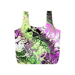 Awesome Fractal 35d Full Print Recycle Bags (S) 