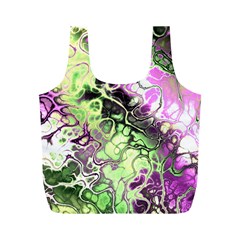 Awesome Fractal 35d Full Print Recycle Bags (M) 