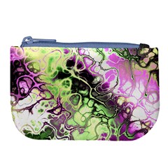 Awesome Fractal 35d Large Coin Purse