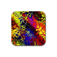 Awesome Fractal 35c Rubber Coaster (Square) 