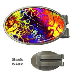 Awesome Fractal 35c Money Clips (Oval) 