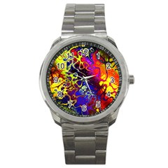 Awesome Fractal 35c Sport Metal Watch