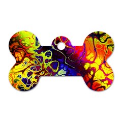 Awesome Fractal 35c Dog Tag Bone (Two Sides)