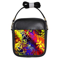 Awesome Fractal 35c Girls Sling Bags