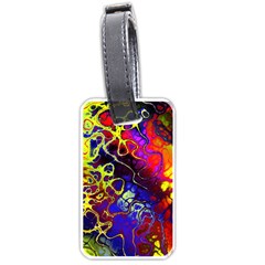 Awesome Fractal 35c Luggage Tags (One Side) 