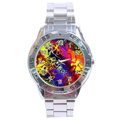 Awesome Fractal 35c Stainless Steel Analogue Watch