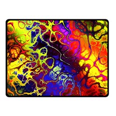 Awesome Fractal 35c Double Sided Fleece Blanket (Small) 