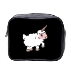 Unicorn Sheep Mini Toiletries Bag 2-side by Valentinaart