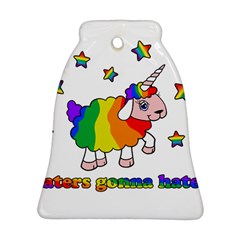 Unicorn Sheep Bell Ornament (two Sides) by Valentinaart