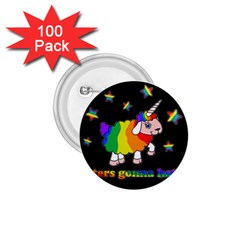 Unicorn sheep 1.75  Buttons (100 pack) 