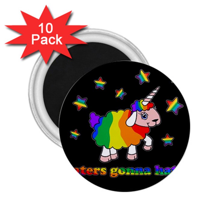 Unicorn sheep 2.25  Magnets (10 pack) 
